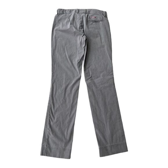 True Religion Casual Flat Front Khaki Gray Mid Rise Pants Size 27 - Picture 2 of 8